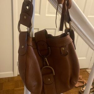 J. Crew Small Handbag with Velvet Bow Detail (slightly used)